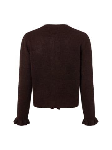 Zero Strickjacke in schoko - 0001