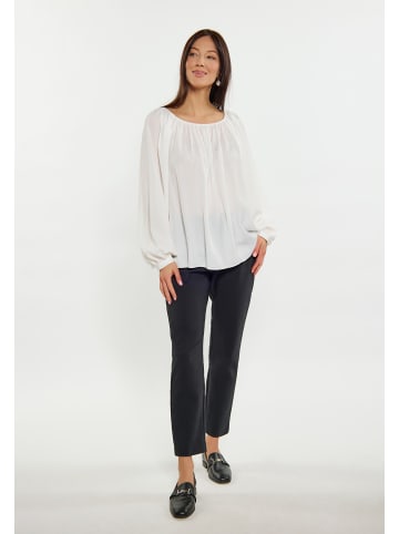 usha BLACK LABEL Damen Bluse in Wollweiss