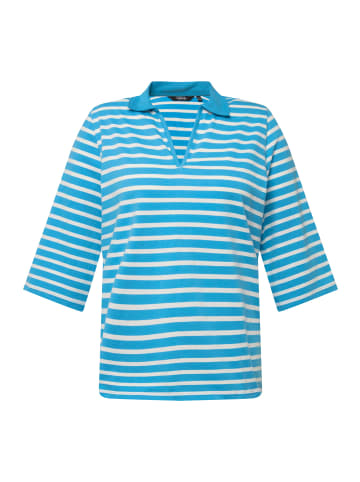 Ulla Popken Poloshirt in aqua