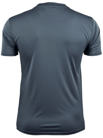 GUGGEN MOUNTAIN Funktionsshirt Sport T-Shirt in Grau