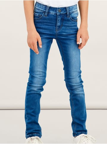 name it Stretch Jeans Slim Fit NKMTHEO in Blau