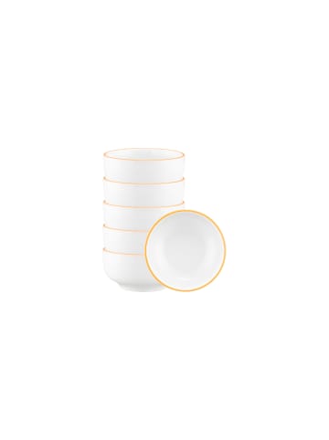 Seltmann Weiden 6er Set Dipschalen Sento Home Pure Lines in ø 8,6 cm in Mango Orange