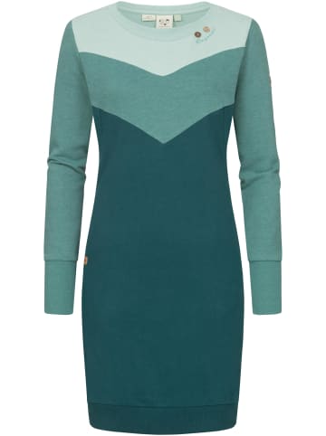 ragwear Sweatkleid Trega Dress Organic in Aqua