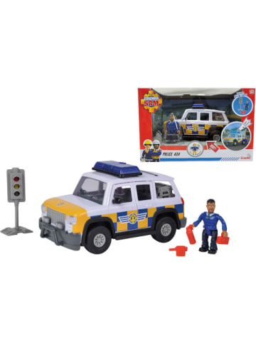 Simba Spielzeugfahrzeug Sam Polizeiauto 4x4 mit Figur - ab 3 Jahre