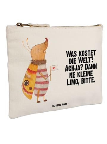 Mr. & Mrs. Panda Waschtasche Nachtfalter Fähnchen mit Spruch in Weiß