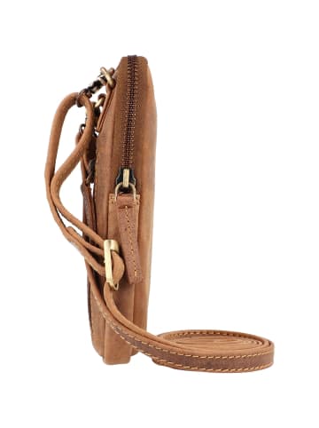 Greenburry Vintage Handytasche Leder 11 cm brown