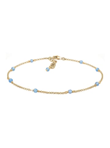 Elli Fußschmuck 925 Sterling Silber Kugel in Gold