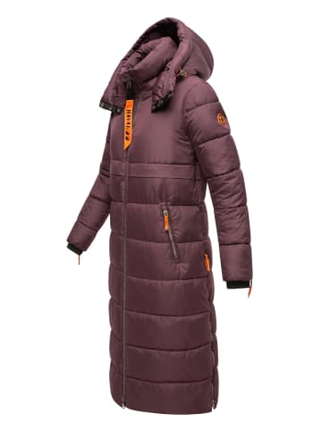 Navahoo Steppmantel Kristallblume in Dusty Plum