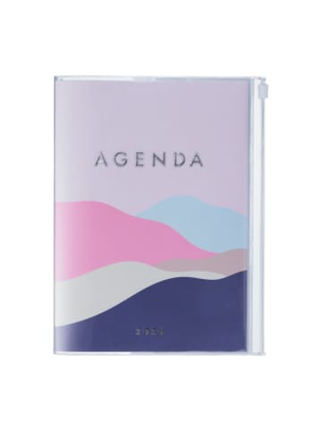 Marks Europe Kalender - MARK'S 2025/26 Taschenkalender, A5 Mountain, Pink