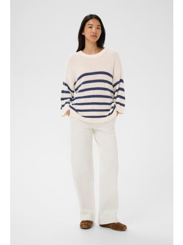 PART TWO Strickpullover AlizaPW Gerade Passform in Blue Stripe