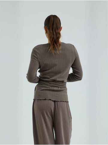 Seamless Basic T-Shirt Jacquard in Fungi
