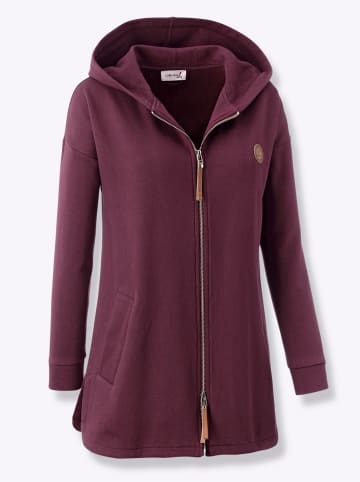 WITT WEIDEN Sweatjacke in burgund