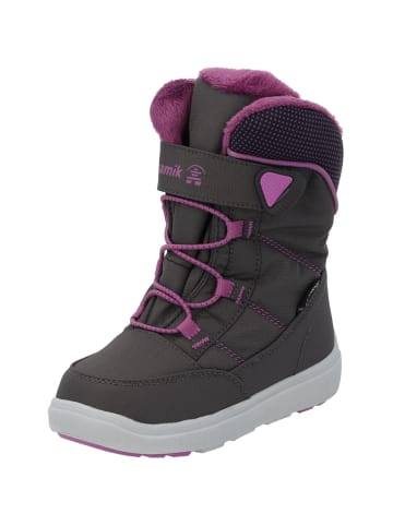 Kamik Stiefel in charcoal/orchid