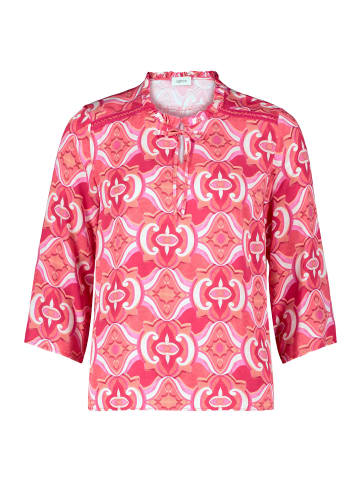 CARTOON Casual-Bluse mit Rüschen in Red/Rosè