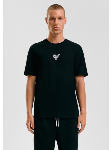 QS T-Shirt in 99D4_schwarz