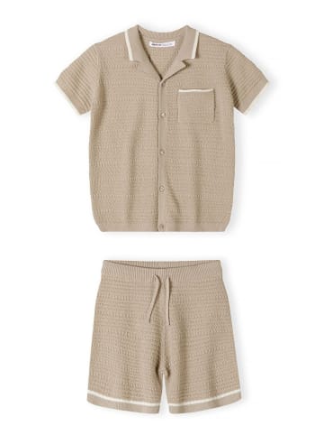 Minoti 2-tlg Hemd & Hose 29KNIT257 in Beige