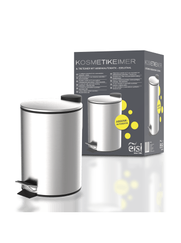 Eisl Kosmetik-Treteimer, Edelstahl, ca. 3 l, mit Absenkautomatik