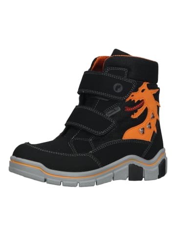 Ricosta Sneaker in Schwarz/Orange