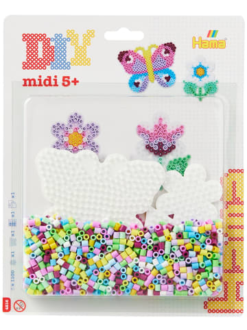 Hama Blister Blume, Schmetterling Midi-Bügelperlen - ab 5 Jahren