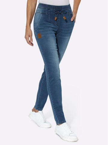 WITT WEIDEN Schlupfjeans in blue-stone-washed