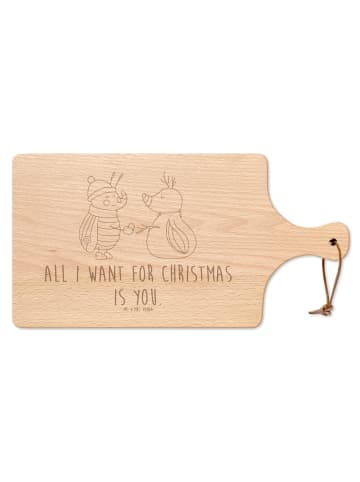 Mr. & Mrs. Panda schneidbrett Nachtfalter Schneemann mit Spruch in Transparent