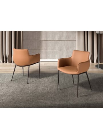 Angel Cerdá Stuhl 4177 in Braun/Schwarz – (B)62 x (H)81 x (T)58 cm