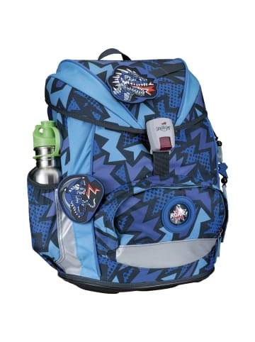 DerDieDas ErgoFlex Light - Schulranzen Set 5tlg. 800g (Purple Unicorn) in Dark Dragon