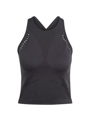 adidas Performance Tanktop Aeroknit in schwarz / weiß