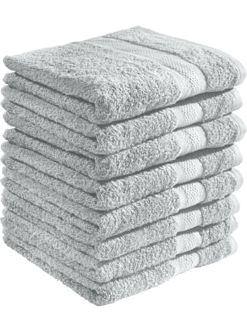 REDBEST Frottier Duschtuch 8er-Pack Chicago in silber