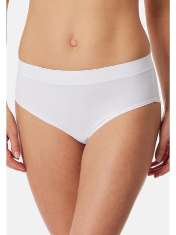 Schiesser Midi Slip Unique Micro in Weiß / beige