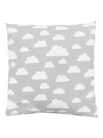 TupTam Kinder Kissenbezug Dekorativ Gemustert in hellgrau