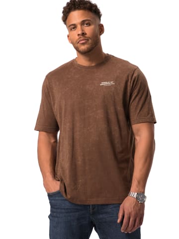 STHUGE Kurzarm T-Shirt in kakaobraun
