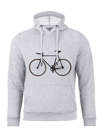 Cotton Prime® Kapuzensweatshirt Bike - Fahrrad in grau