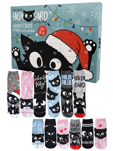 Ralf Schmitz Ralf Schmitz Hildegard Socken Adventskalender mit 12 Paar Socken in Mehrfarbig