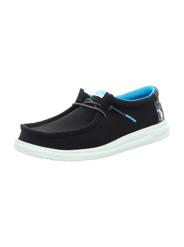 Hey Dude Mokassins Schnürschuhe in Schwarz