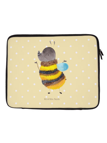 Mr. & Mrs. Panda Notebook Tasche Hummel flauschig ohne Spruch in Gelb Pastell