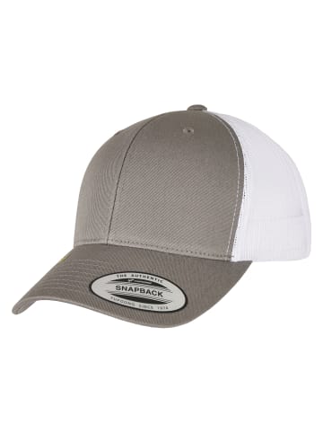  Flexfit  Flexfit Caps YP CLASSICS RECYCLED RETRO TRUCKER CAP 2-TONE in grey/white