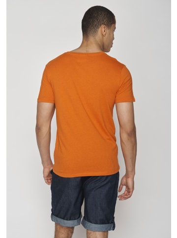 GreenBomb T-Shirt Bike Pedal Stripes in Schwarzes Heidekraut Orange