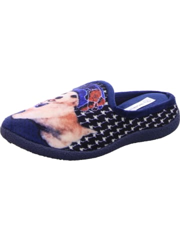 Scandi Pantoffel in blau
