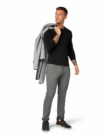 Tom Tailor Rundhalspullover für Herren in schwarz