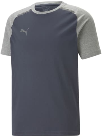 Puma T-Shirt "TeamCUP CasuaLongsleeve Tee" in Blau