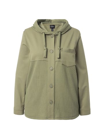 Ulla Popken Sweatjacke in teichgrün