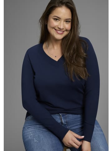 Laura Scott Strickpullover in marine melange