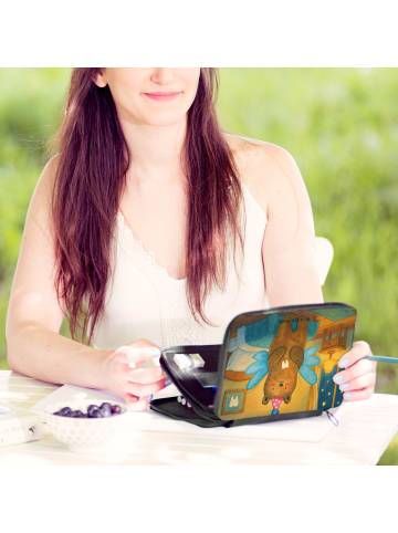 Mr. & Mrs. Panda Mäppchen Bär Zahnfee Design ohne Spruch in Weiß