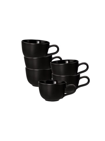 Seltmann Weiden 6er Set Espressotassen Liberty Velvet Black 100 ml in schwarz