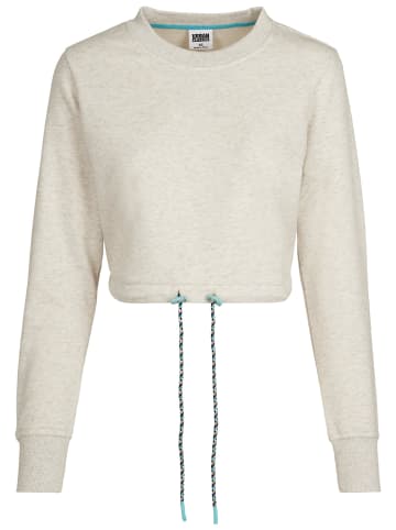 Urban Classics Urban Classics Damen Ladies Oversized Cropped Crewneck in lightgrey