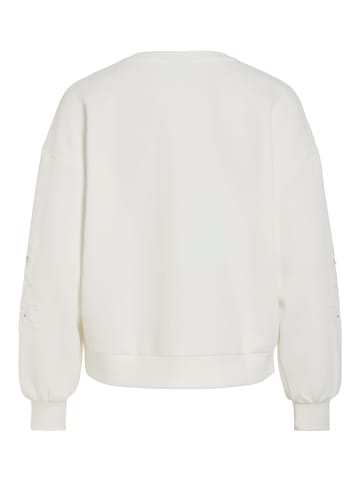 Vila Langärmeliges Sweatshirt in Cloud Dancer