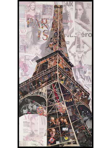 Kayoom Papier Wandbild Eiffelturm I 52 x 102 cm in multi