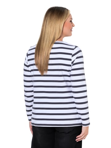 MIAMODA Langarmshirt in schneeweiß