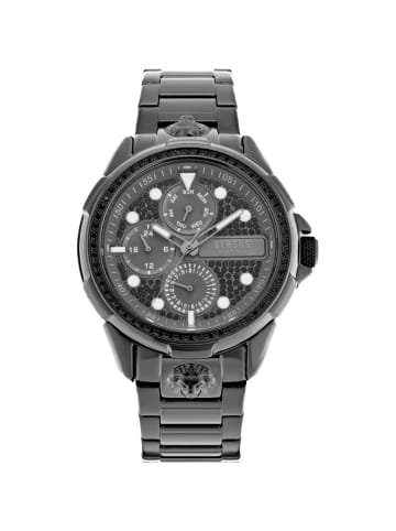 Versus Versace Armbanduhr V-RACE silberfarben in schwarz